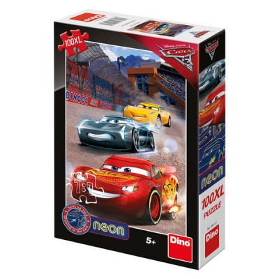 CARS 3 ΑΓΩΝΑΣ ΔΡΟΜΟΥ Neon 100XL ΤΕΜ. ΠΑΖΛ Dino