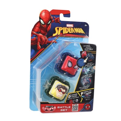 DR. OCTOPUS VS GLOW SPIDERMAN SET BATTLE CUBES