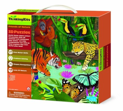 3D Παζλ Δαπέδου-Τροπικό Δάσος