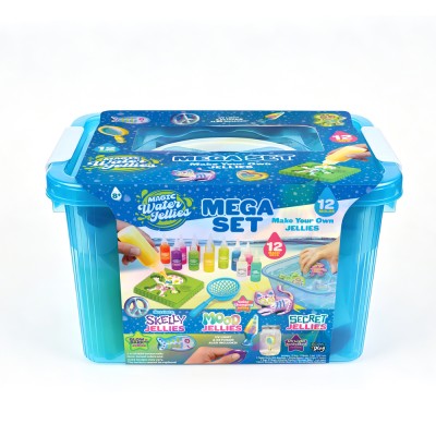 Magic Water Jellies: Mega set Κατασκευή 3D φιγούρων - μπρελόκ