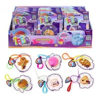 Taba World - Tiny Squishy Keychains Σειρά 1 Display 12 τμχ