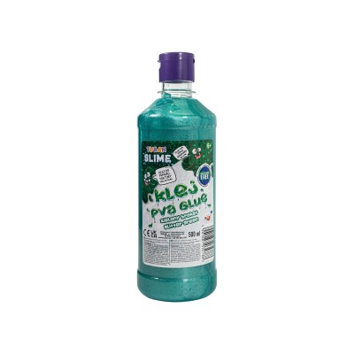 TUBAN Κόλλα PVA για Κατασκευή Slime 500 ml - Πράσινο με γκλίτερ